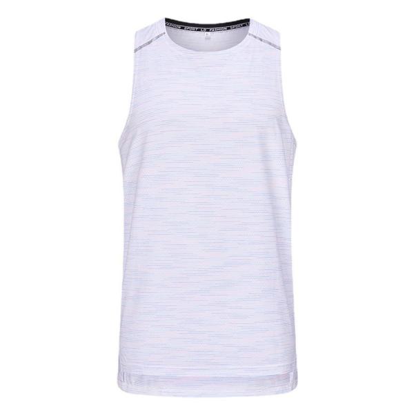 Sports Sleeveless T Shirt Vest Fitness Running Fast Drying Basketball Training