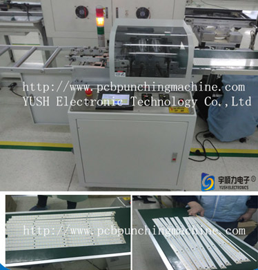 Multiple  Blades  V Groove LED MCPCB PCB Cutting Machine For Light Bar Strips Board