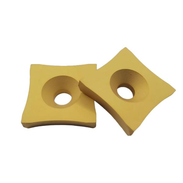 CVD Lathe Cutting Inserts 91.5HRA For Steel Processing Strong Hardness