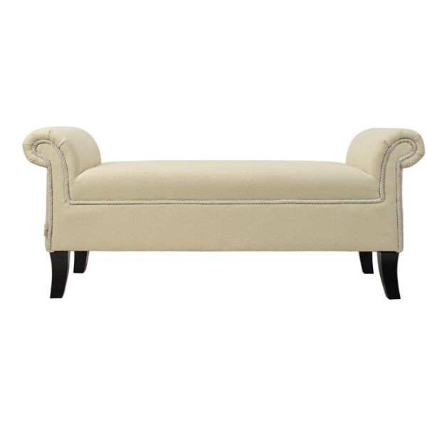 modern ottoman wooden upholstered wood long bench chair benches seat shoe with storage