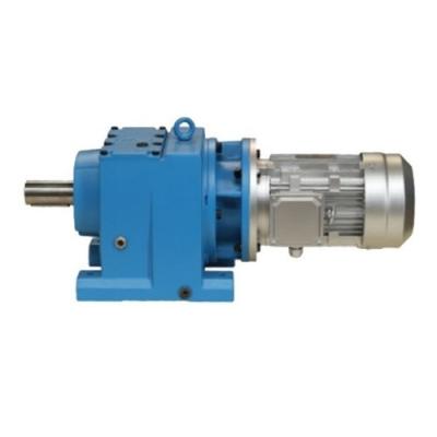 R87 Series Inline Helical Gear Motor Two Stage Helical Gearbox