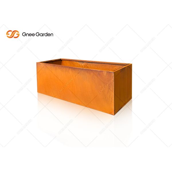 Powder Coated Vertical Metal Wall Hanging Planter Box Flower Pot