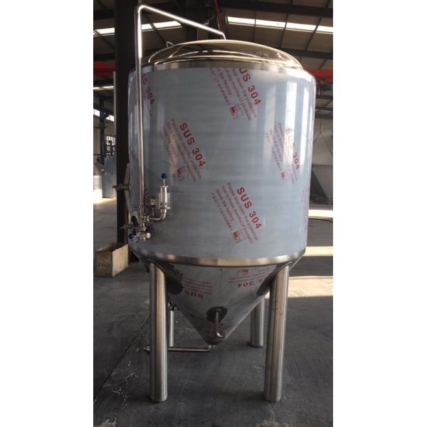 Europe compliance 1000L side manhole fermentation tanks din32 food grade