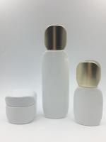 Vária pintura do frasco de creme cosmético de vidro liso da forma