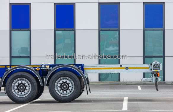 Прицеп для грузовиков 40 футов Контейнерное шасси Стальная конструкция с опциональными осями FUWA 13T x 2 шт.