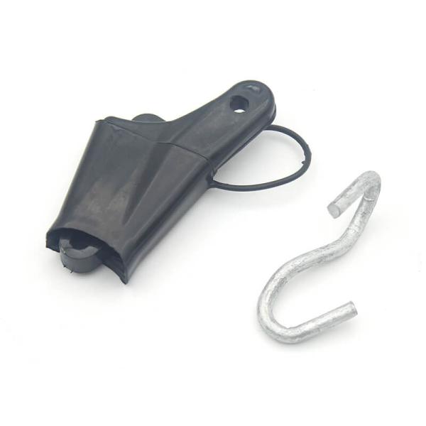 Hot-dip Galvanised Telecom Fiber Optic Drop Cable Clamp For 1 Copper Pair