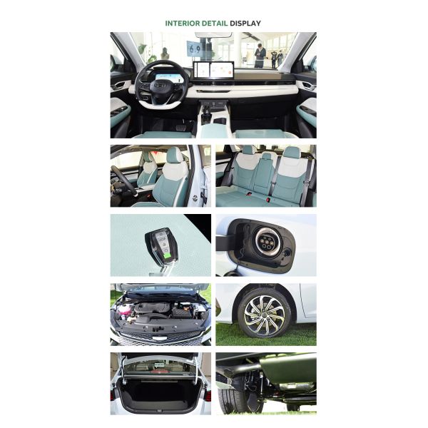 133 кВт Интегрированная система Трехсторонняя литийная батарея Электрическое транспортное средство для 5 пассажиров