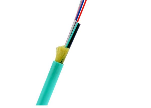 50/125 10 Gigabit Rated Indoor Fiber Optic Cable OM3 Break Out Raiser Rated