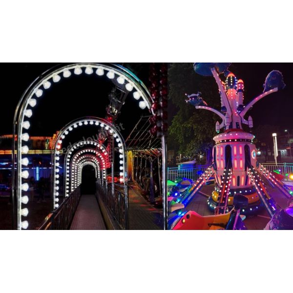 Waterproof Theme Park 60mm DMX RGB amusement Pixel bulb light for Restaurant Decoration