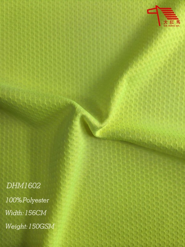 150GSM Double Face Polyester Fabric Reversible Check Plain Moisture Wicking for Sportswear