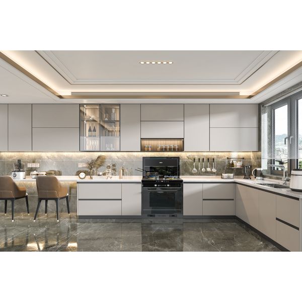 American Style Frameless Kitchen Cabinets Modern Style Custom Flat Pack