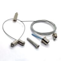 Agrafe en aluminium blanche LED de support de voie allumant le kit de suspension de fil
