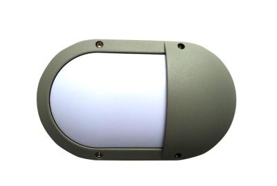 Grey Oval Outdoor LED Ceiling Light 280mm IP65 Aluminum Slim RGB Panel Light