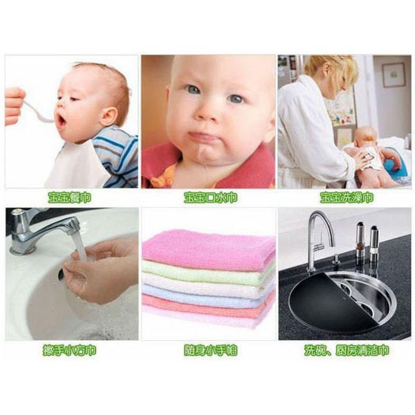 Tope Quality 100% Cotton Square Baby Bib Towel Square Baby Scarf/Saliva Towels Cheap Price
