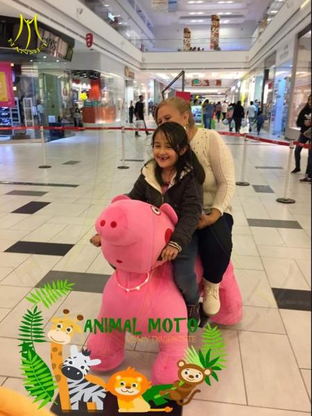 Hansel  new plush rocking animals horse kids ride on animal amusement park