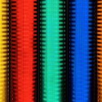 1.22*45.72m Red Reflective Film Durable Prismatic Reflective Sheeting For Safety Signs