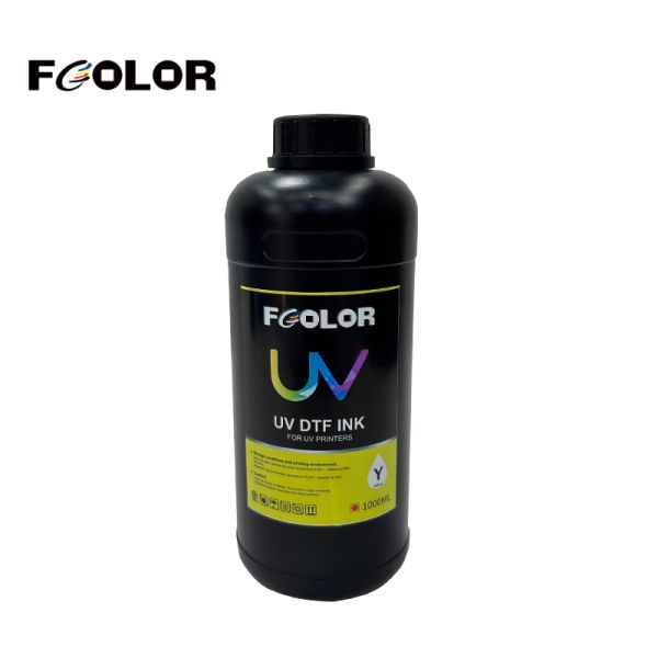 1000ML Flexible UV DTF Ink High Elasticity TPU UV Ink For T Shirt Sportwear 3D Puff Design