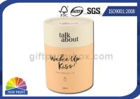 Boîte-cadeau cylindrique personnalisés imprimant l'empaquetage de papier de tubes de carton