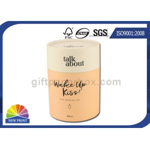 Персонализированные цилиндрические подарочные коробки печатая упаковку трубок картона бумажную