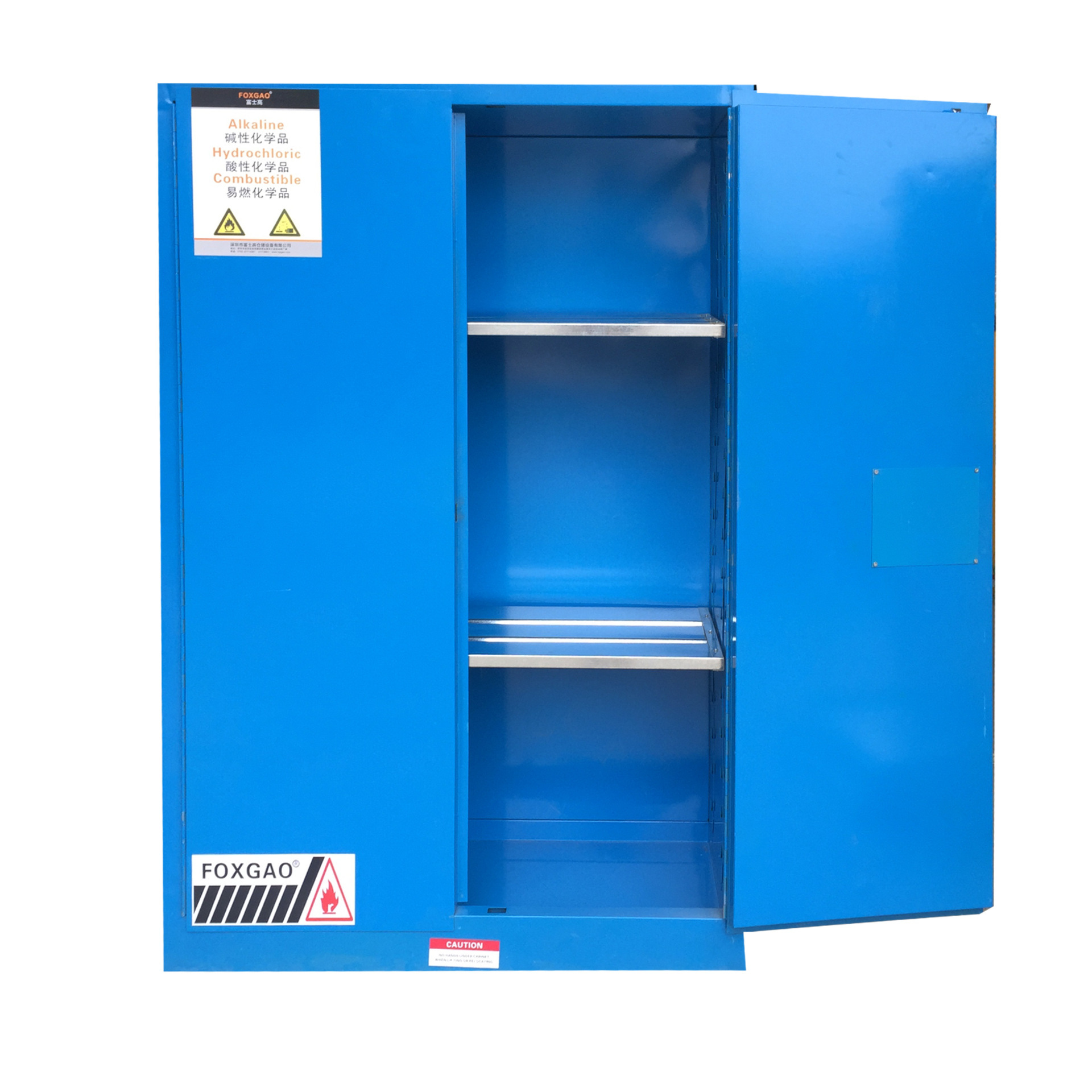 Fireproof Lab Safety Cabinet Heavy Duty Flammable Liquid Safety Cabinet 90 Gallon