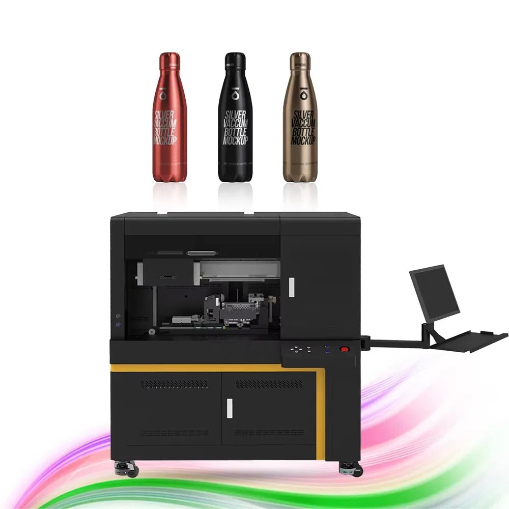 High Speed Rotary UV Printer for Personalized Plastic Bottle Designs