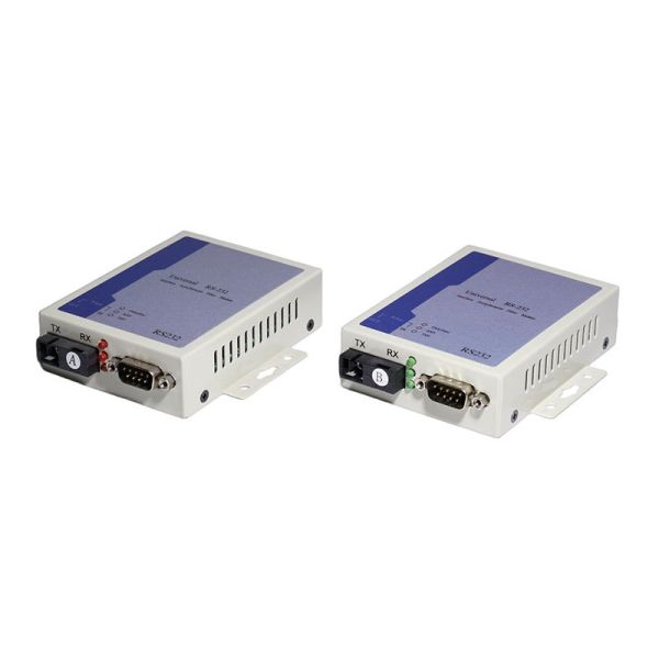 Fiber Optic to RS232 Optical Transceiver Industrial Serial RS232 Fiber Media Converter 