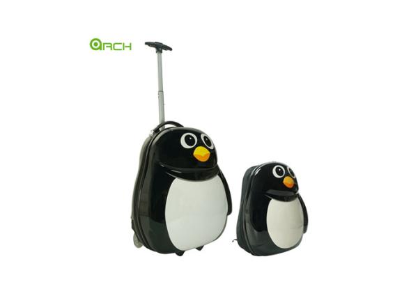 As crianças do PC do ABS de 17 polegadas do OEM viajam saco da bagagem com estilo do pinguim