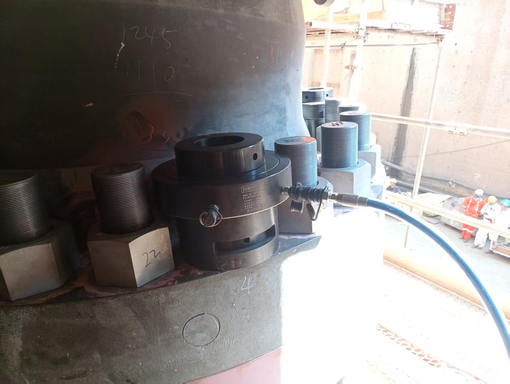 525kN Hydraulic Bolt Tensioning Tool Light Weight Bolt Tensioner