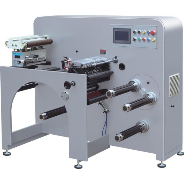 450mm High Speed Slitting Machine , 380V Turret Slitter Rewinder