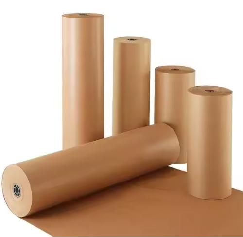 Recyclable Kraft Wrapping Paper Roll Brown Honeycomb Roll Customizable Logo