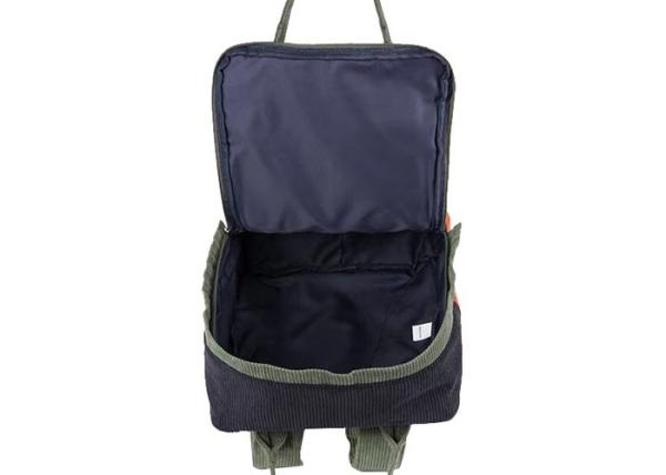 Eco-Friendly Customized Corduroy School Bag Cotton Backpack For Kids