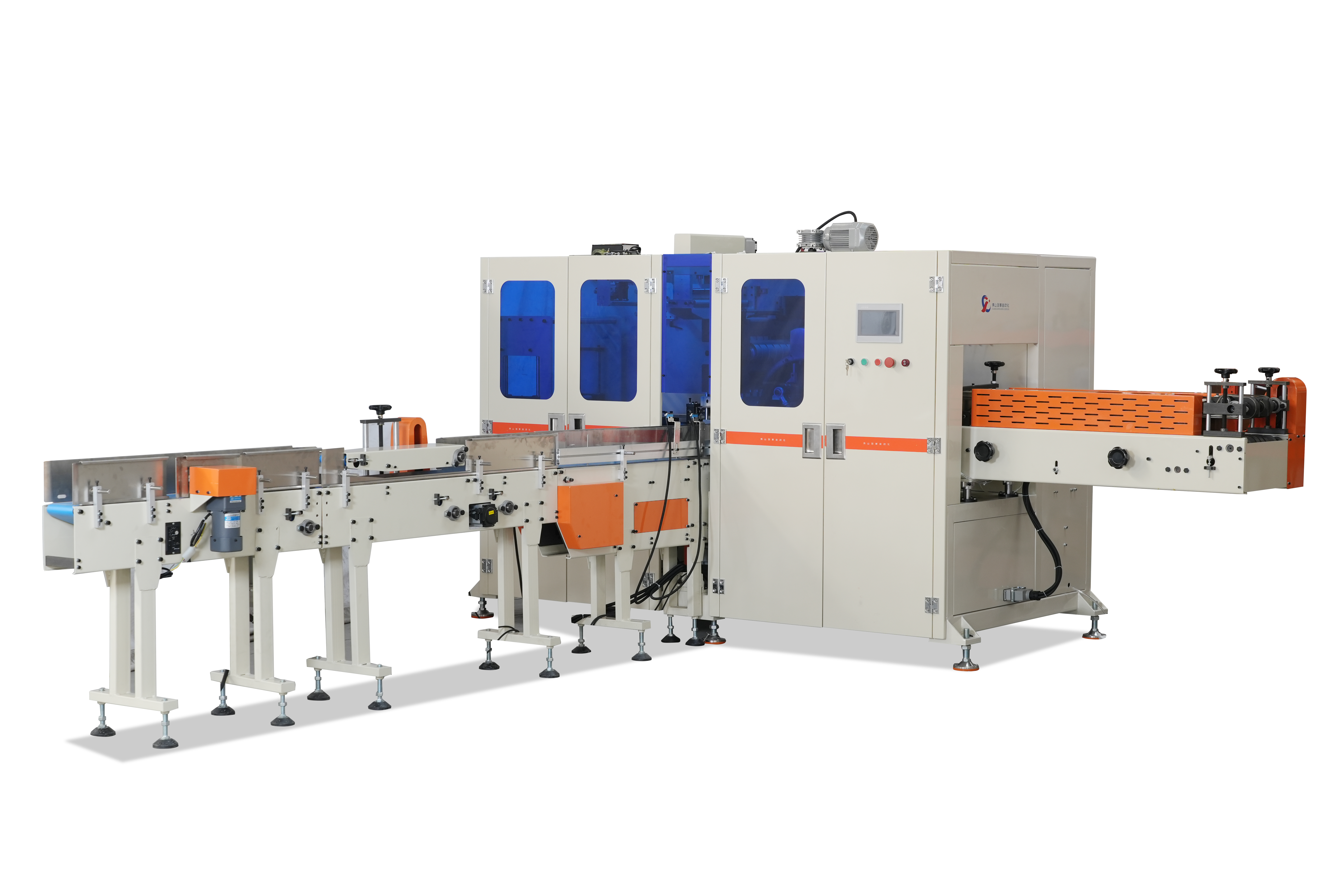High Speed Tissue Packing Machine Full Servo Tissue Converting Machine