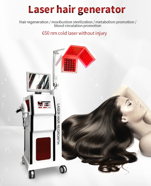 Вертикальный гребень роста волос лазера машины 650nm терапией света СИД PDT