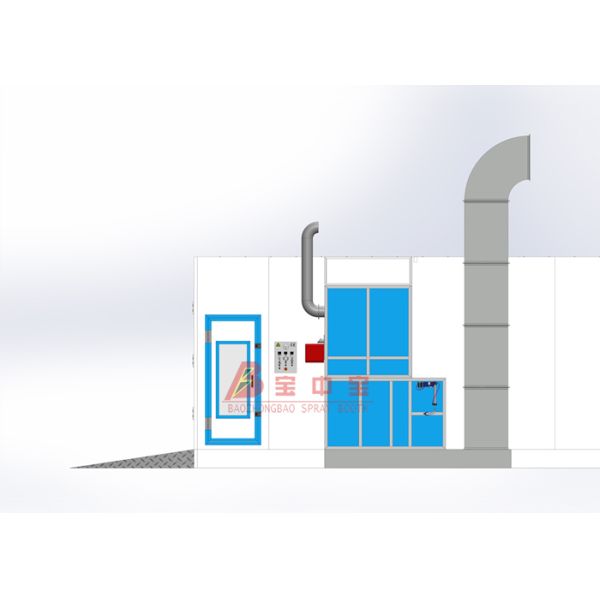 Auto Body Paint Booth With Basement Economic Car Spray Painting Booth