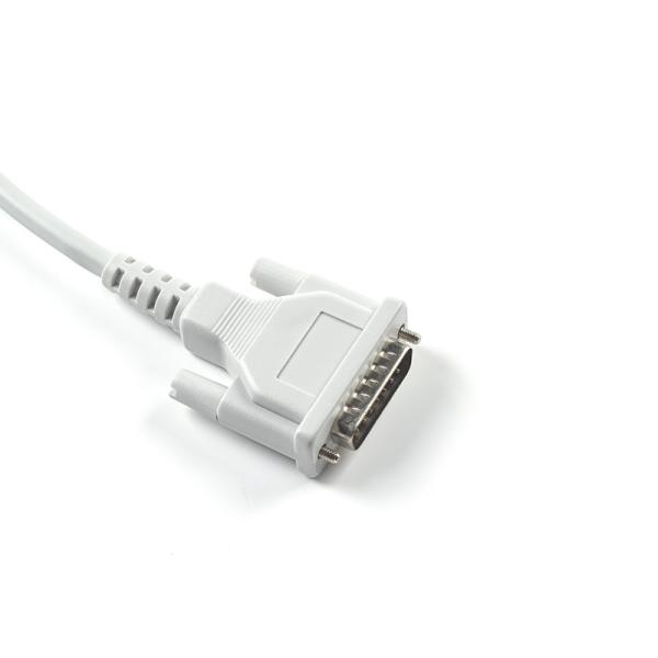 10Cable do paciente de ECG de chumbo compatível com Schiller AT10, AT10 Plus, AT101, AT102, AT102-Plus, AT104, AT110
