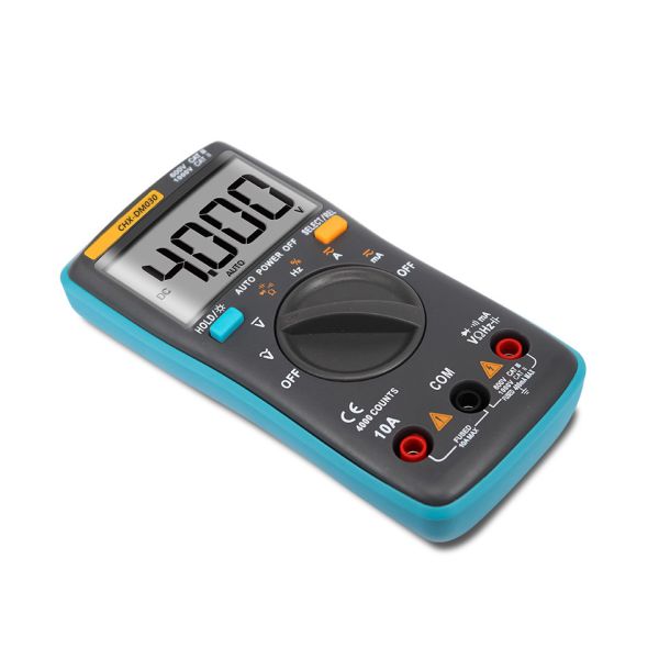 600uA 6000uA Handheld Digital Multimeter AC DC True Rms Zero Input
