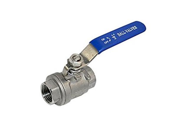 1 / 2 Inch 2 PCs Stainless Steel Ball Valve API 6D  BS1873 ASME B16.34
