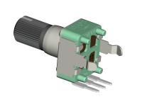 Potentiomètre rotatif à bas prix avec diamètre d'arbre personnalisé de 6 mm