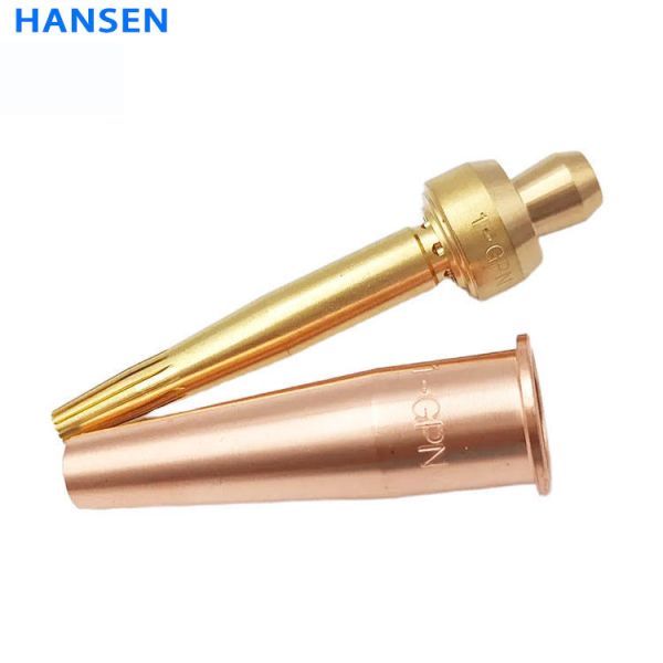 GPN Cutting Tip , Victor Style GPN Gas Cutting Nozzle , Oxy Propane LPG Natural Gas Cutting Torch Tip , 2-Piece Copper Cutting Nozzle,Industrial Oxyfuel Cutting Head,Metal Cutting Welding Consumable