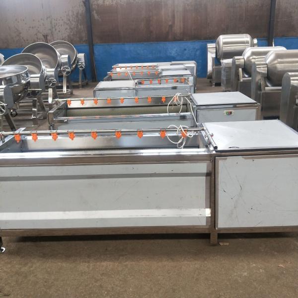 Equipamento de limpeza de 380 V Máquinas de aço inoxidável para limpeza de frutas