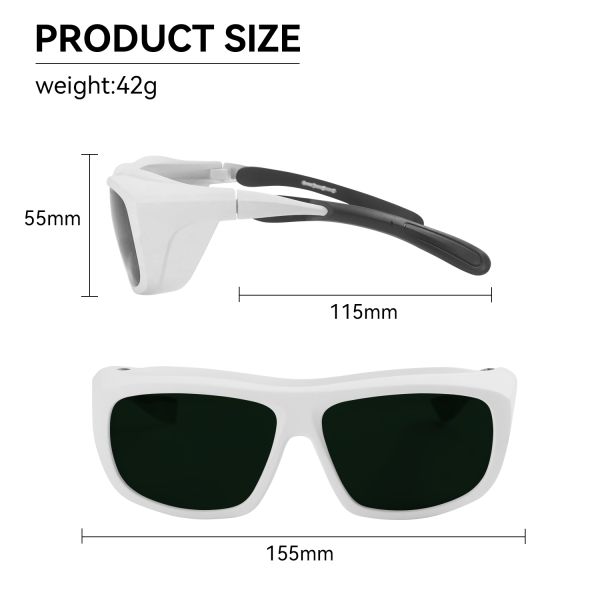 LASER SAFETI GLASSES laser protection glasses for laser laser protective glasses 190-690nm 266nm 532nm 632nm Uv Ultraviolet blue Laser Green Laser Laser safety glasses co2 laser protection glasses