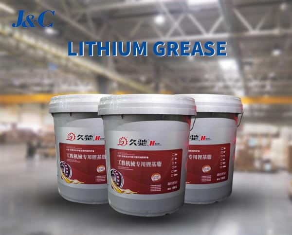 Grasa de litio # 3 para equipos de construcción -20 ~ 120 ° C Temperatura de funcionamiento
