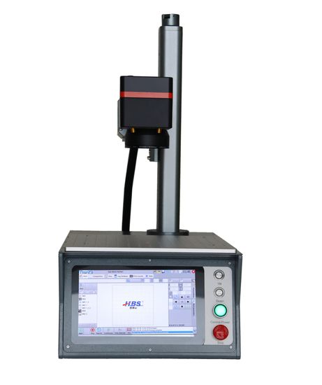 Mini Tabletop Fiber Laser Engraving Equipment in Production Line