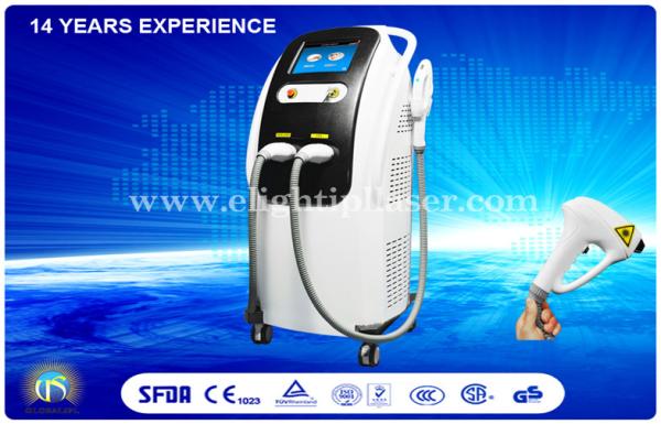 English Ipl Diode Laser Machine Ultra Quiet Water Pump 2 In 1