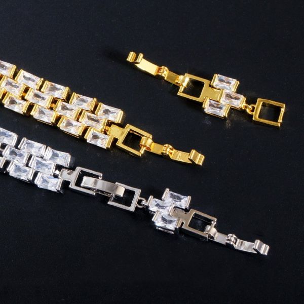 Fashion Tennis Bracelets For Women Ladies Wedding Rainbow Bangle Colorful Zircon Charm Bracelet Hand Chain Jewelry