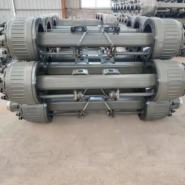 China Factory Trailer Axle Axel 20T с колесами прицепа Колеса части прицепа поставщики