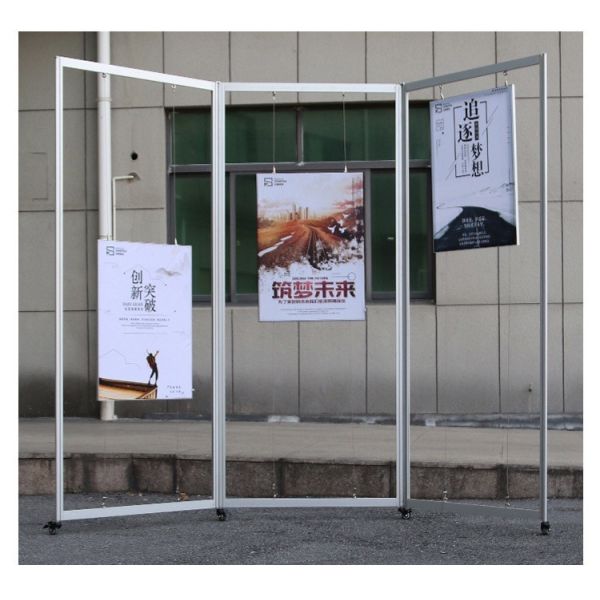 Kiosk & Screen Style Display Stands | Floor Displays with Cable Systems for displaying graphic panels, posters, artwork,