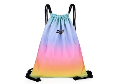 Colorful Sports Backpacks Stylish OEM Macaroon Beautiful Gradient Color