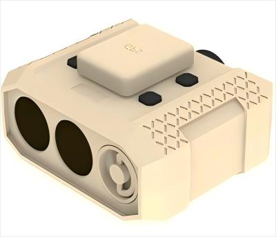 High Accuracy Laser Range Finder 0m-5000m Range with Clarity Adjustment Tripod Interface