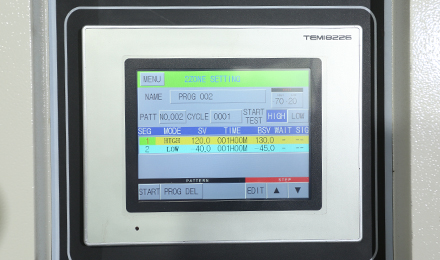 -75℃ 220℃ Thermal Cycling Chamber Programmable 2 Zone Thermal Shock Chamber